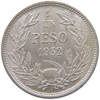 CHILE PESO 1932  #t077 0233 - Chile