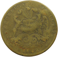 CHILE  1849 CHILE PATTERN STRIKE 1849 #t060 0001 - Chile