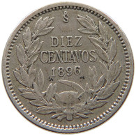 CHILE 10 CENTAVOS 1896  #s035 0381 - Cile