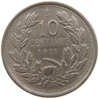 CHILE 10 CENTAVOS 1921  #s034 0677 - Chili