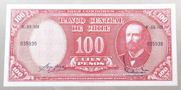 CHILE 100 PESOS 1961  #alb049 1305 - Cile