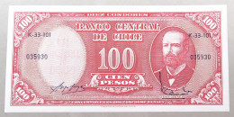 CHILE 100 PESOS 1961  #alb049 1305 - Chile