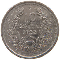 CHILE 10 CENTAVOS 1933  #a080 0499 - Cile