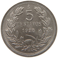 CHILE 5 CENTAVOS 1928  #a034 0953 - Chile