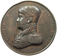 BRAZIL MEDAL 1840 Pedro II. 1831 - 1889 HOSPITAL DA SANTA CASA #tm4 0285 - Brésil