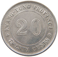 CHINA 20 CENTS  KWANGTUNG #c007 0593 - China