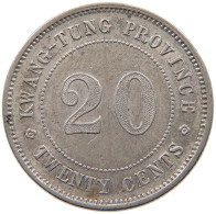 CHINA 20 CENTS  KWANGTUNG #c007 0481 - China