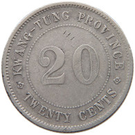 CHINA 20 CENTS  KWANGTUNG #c007 0479 - China