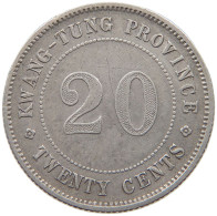 CHINA 20 CENTS  KWANGTUNG #c007 0473 - China