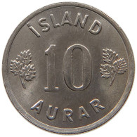 ICELAND 10 AURAR 1969  #s066 0193 - Islande