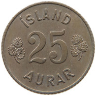 ICELAND 25 AURAR 1951  #s065 0761 - Islandia