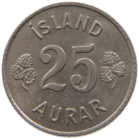 ICELAND 25 AURAR 1966  #s065 0767 - Islandia