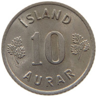 ICELAND 10 AURAR 1966  #c078 0363 - IJsland