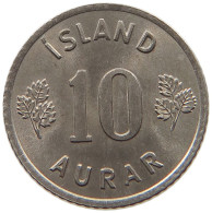 ICELAND 10 AURAR 1969  #c078 0361 - Islandia