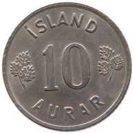 ICELAND 10 AURAR 1966  #a044 1075 - Islanda