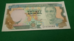 ZMBİYA            20 KWACHA  .UNC - Zambie