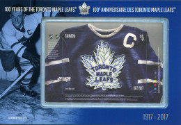 CANADA 2017 HOCKEY NHL TORONTO MAPLE LEAF CENTENARY UNUSUAL MINIATURE SHEET PRESENTATION PACK MNH - Nuevos