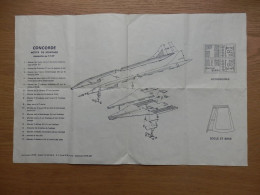 NOTICE DE MONTAGE DU CONCORDE - Flugzeuge