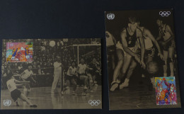 UNO NY Sport  1996 Maximumkarten  Basketball Volleyball  #cover5629 - Cartoline Maximum