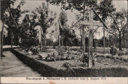 !  [68] Cpa Mulhouse, Alsace, Mülhausen Im Elsaß, Grab, 1914, 1. Weltkrieg, Censure, Gelaufen Nach Elmshorn - Mulhouse