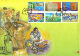 South Africa - 2004 10 Legacy Of The Slaves FDC # SG 1476-1481 - FDC