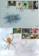 South Africa - 2004 Spiders FDC Set # SG 1556 - Arañas