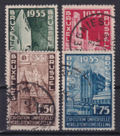 BELGIUM 1934 - Canceled - Sc# 258-261 - Oblitérés