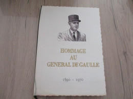 Livret Philatélique De Luxe Cérès Pour L'émission Générale De Gaulle 09/11/1971 - Brieven En Documenten