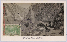 Ad8716 - ANDORRA  - POSTAL HISTORY -  Maximum Card   1946, San Antonio Bridge - Andere & Zonder Classificatie