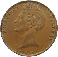 AUSTRALIA PENNY TOKEN 1858 Victoria (1837-1901) PROFESSOR HOLLOWAY LONDON #t059 0193 - Penny