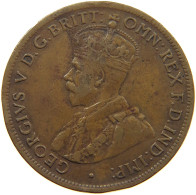 AUSTRALIA HALFPENNY 1922 George V. (1910-1936) #a066 0223 - ½ Penny