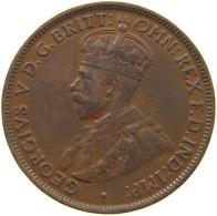 AUSTRALIA HALFPENNY 1924 George V. (1910-1936) #a066 0195 - ½ Penny