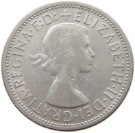 AUSTRALIA FLORIN 1954 Elizabeth II. (1952-) #a082 0157 - Florin