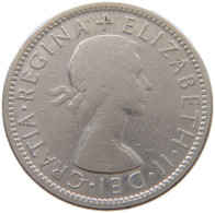 AUSTRALIA FLORIN 1954 Elizabeth II. (1952-) #a063 0741 - Florin