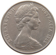 AUSTRALIA 20 CENTS 1969 Elizabeth II. (1952-2022) #a072 0001 - 20 Cents