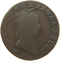 AUSTRIAN NETHERLANDS 2 LIARDS 1750 Maria Theresia (1740-1780) #c020 0333 - 1714-1794 Pays-Bas Autrichiens  