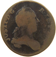 AUSTRIAN NETHERLANDS 2 LIARDS 1789 JOSEPH II. (1765-1790) #c032 0525 - 1714-1794 Österreichische Niederlande