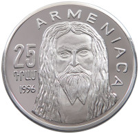 ARMENIA 25 DRAM 1996 JESUS, ALUMINIUM PATTERN #alb038 0017 - Armenien