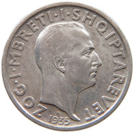 ALBANIA FRANG 1935 ZOG I. #t090 0283 - Albanië