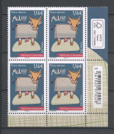 ANDORRE 2022 N° 875 ** Bloc De 4 Neuf MNH Superbe Faune Bovins Vache Brune Animaux - Nuevos