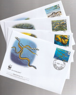 Tokelau 2011, FDC, WWF, Hydrophis Platurus - Tokelau