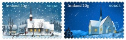 Norway Norvege Norwegen 2023 Merry Christmas And Happy New Year ! Set Of 2 Stamps MNH - Ungebraucht