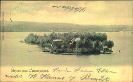 1904, „Gruß Aus Lindwerder“ , Gelaufen Mit Berliner Vorortstempel „WANNSEE“ - Zehlendorf