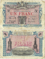 France - BILLET - Chambre De Commerce De TOULON - UN FRANC - 1919 - JP.121.27 15-283 - Bonds & Basic Needs
