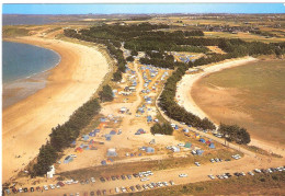 CPSM DE SAINT COULOMB VUE AERIENNE SUR LE CAMPING DES CHEVRETS à LA GUIMORAIS - Saint-Coulomb