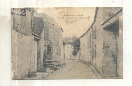 Maurecourt, Rue De La Mairie Et Le Vieux Puits  (CP Vendue Dans L'état) - Maurecourt