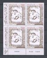 ANDORRE 2022 N° 879 ** Bloc De 4 Coin Daté Neuf MNH Superbe Supplice De Joana Call Sorcière Histoire - Unused Stamps