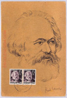 Ad8806 - GERMANY Rheinland-Pfalz -Maximum Card - 1948 Karl Marx - Cartes-Maximum (CM)