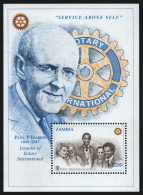 Sambia 1997 - Mi-Nr. Block 28 ** - MNH - Rotary - Zambia (1965-...)