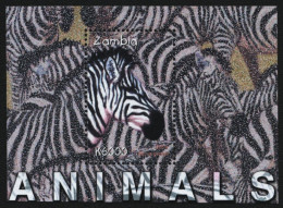 Sambia 2001 - Mi-Nr. Block 83 ** - MNH - Wildtiere / Wild Animals - Zambia (1965-...)